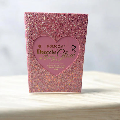 ROMCOM Dazzle in Every Glow – All-in-One Premium Glitter Makeup Gift Set | Eyeshadow, Blush, Highlighter, Lip Gloss & Complete Face Palette