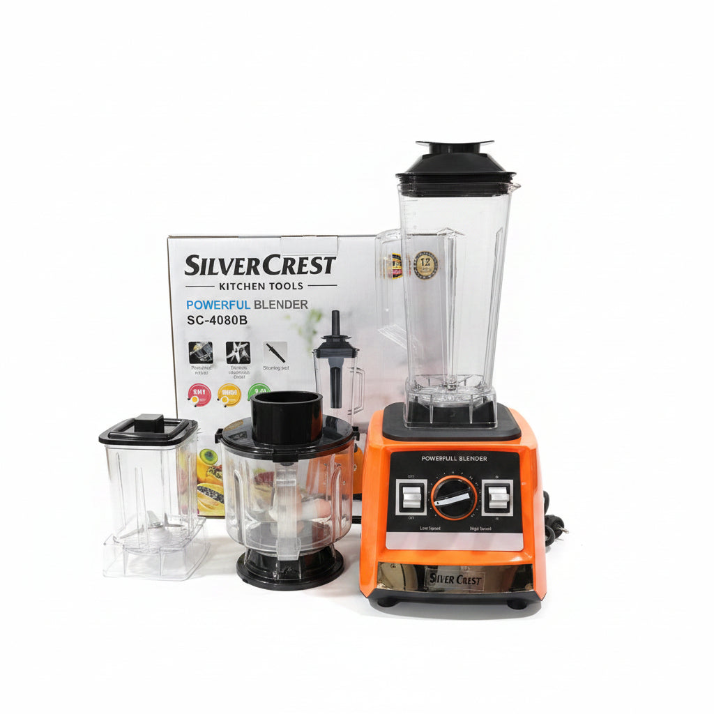 SilverCrest SC-4080B Powerful Blender – 2000W High Performance
