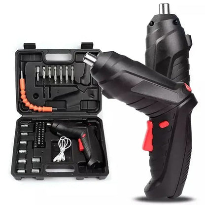 47PCS Cordless Electric Rechargeable Screwdriver Drill